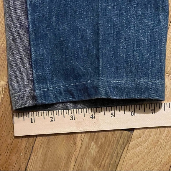 Vintage 80s Cotler Made in USA Mens Two Tone Cowboy Western Blue Jeans 30x26.5 - Picture 12 of 12